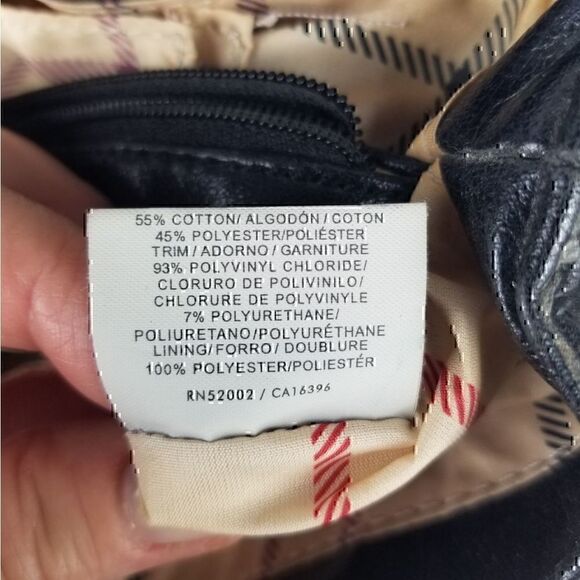 Liz Claiborne Black Signature Logo Mini Satchel Bag - Picture 10 of 13
